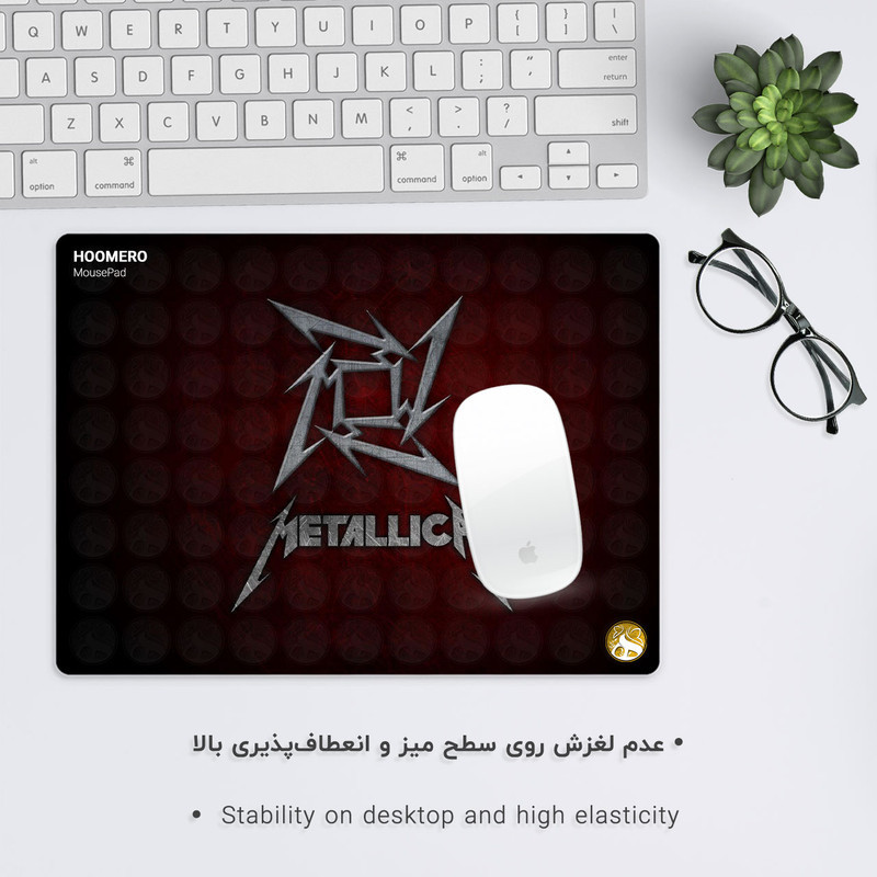 ماوس پد هومرو مدل A6092 طرح متالیکا