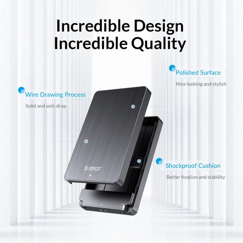 قاب هارد 2.5 اینچ USB3.0 اوریکو مدل HM25U3