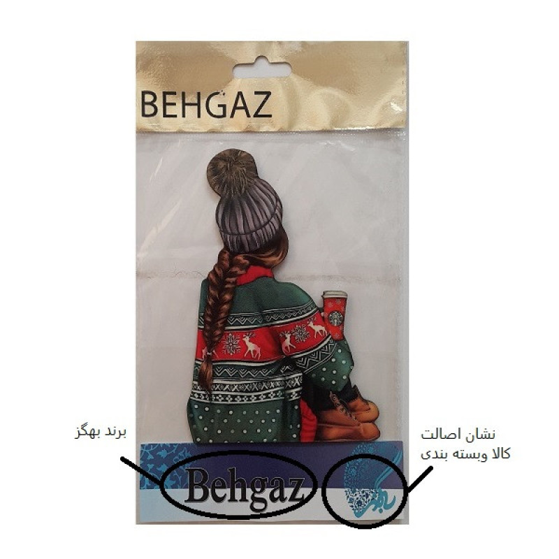 ابزار تزیین کیک بهگز مدل دختر زمستان