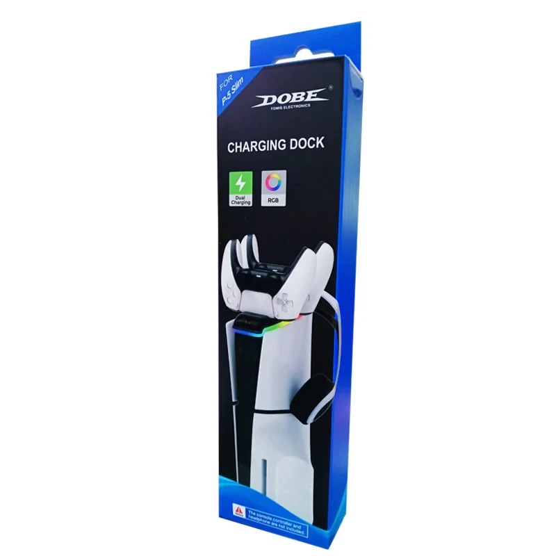 پایه شارژر دسته پلی استیشن 5 اسلیم دابی مدل TP5-3597 RGB SLIM