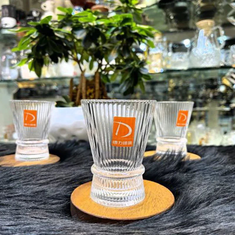 استکان دلی مدل شیاردار فانتزی CUTE کد 140ML  بسته 6 عددی