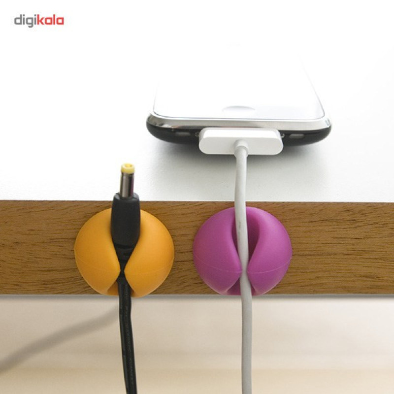 نگهدارنده کابل بلولانژ مدل CableDrop بسته 6 عددی