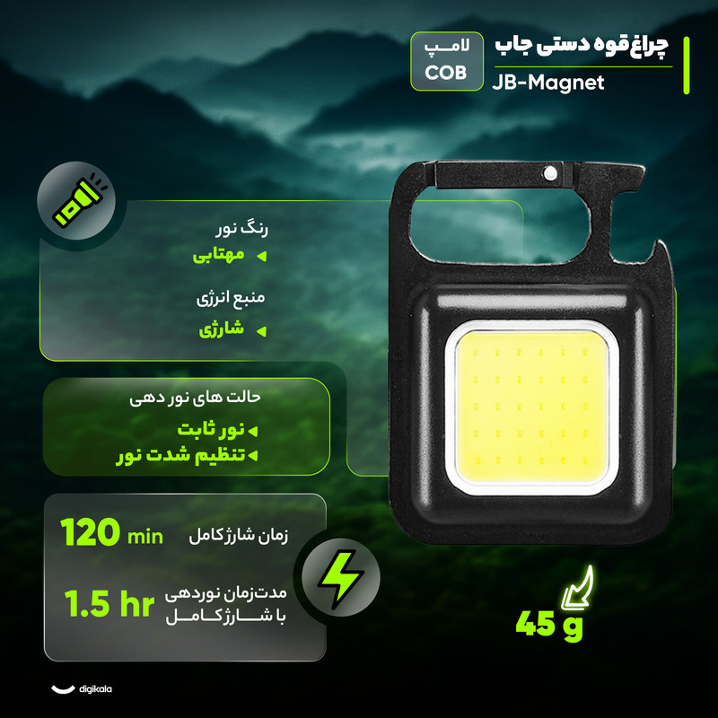چراغ قوه جاب مدل JB-Magnet