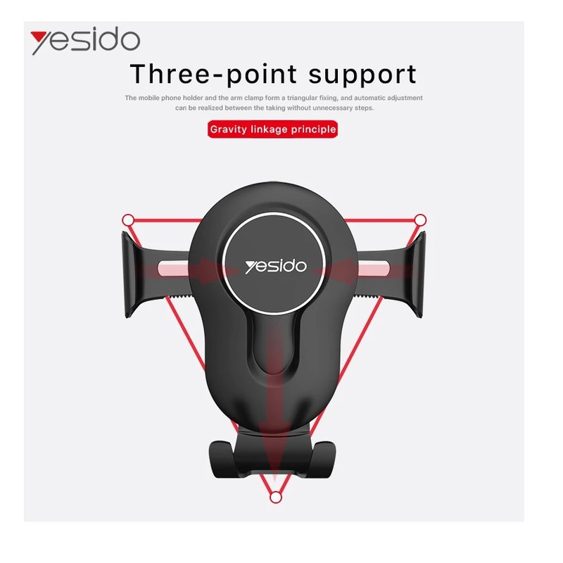 پایه نگهدارنده گوشی موبایل یسیدو مدل Gravity Car Holder