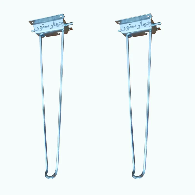 پایه میز چهارستون کد 35x2 بسته 2 عددی