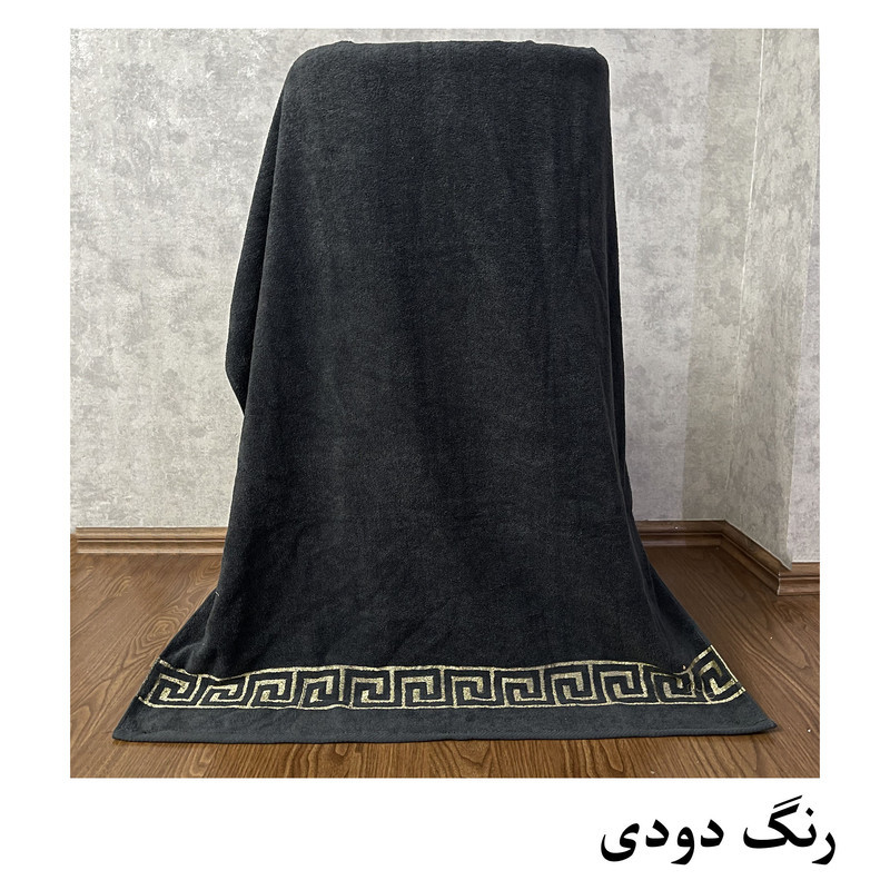 حوله حمام هنرمند مدل لوین سایز 165x100 سانتی‌متر