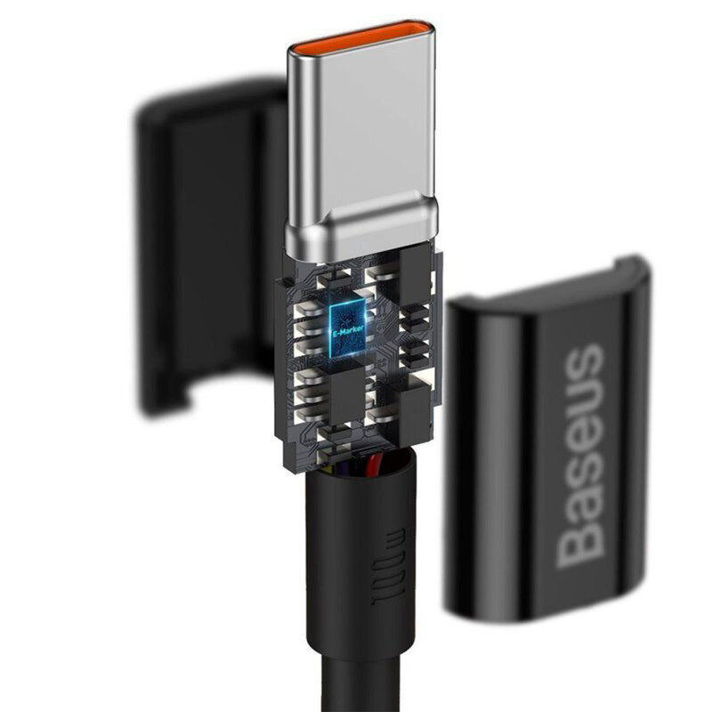 کابل تبدیل USB-C به USB-C باسئوس 100W مدل CATYS-C01 طول 2متر