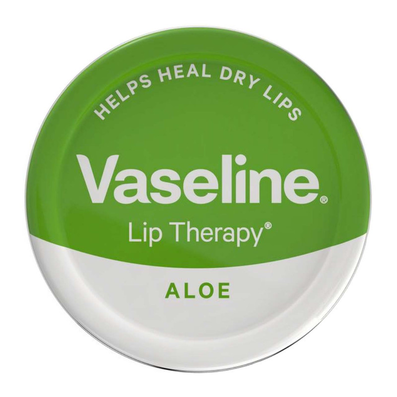 بالم لب آبرسان وازلین مدل Aloe حجم 20 میلی‌لیتر تقویت‌کننده و ترمیم‌کننده لب‌های خشک و حساس