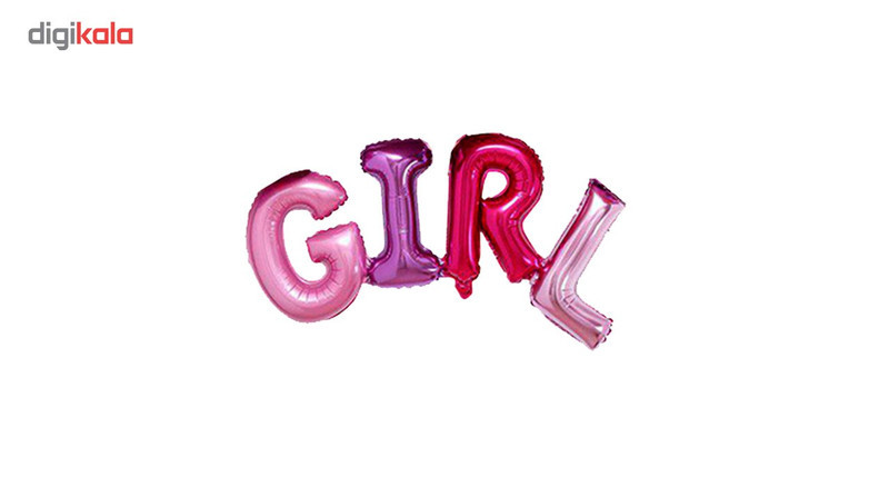 بادکنک فویلی سورتک مدل GIRL