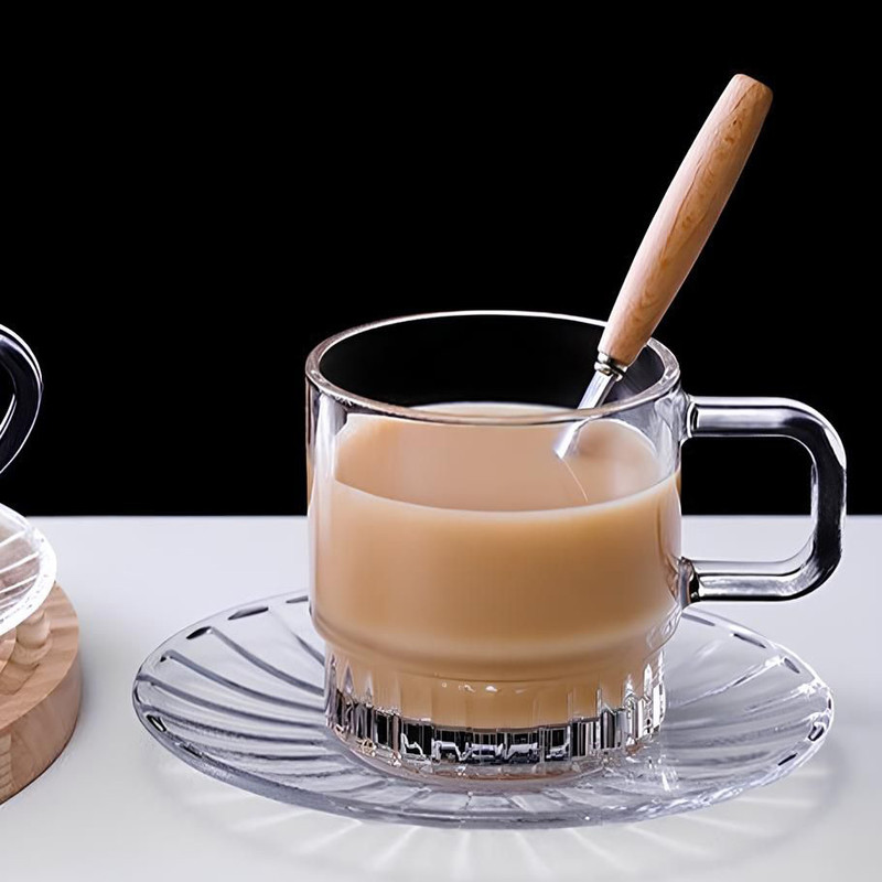 ست فنجان و نعلبکی 12 پارچه مناسب برای 6 نفر دلی مدل Tea and coffee