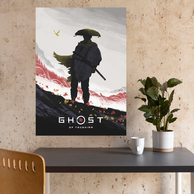تابلو شاسی مدل گیمینگ گوست اف سوشیما ghost of tsushima کد 1264