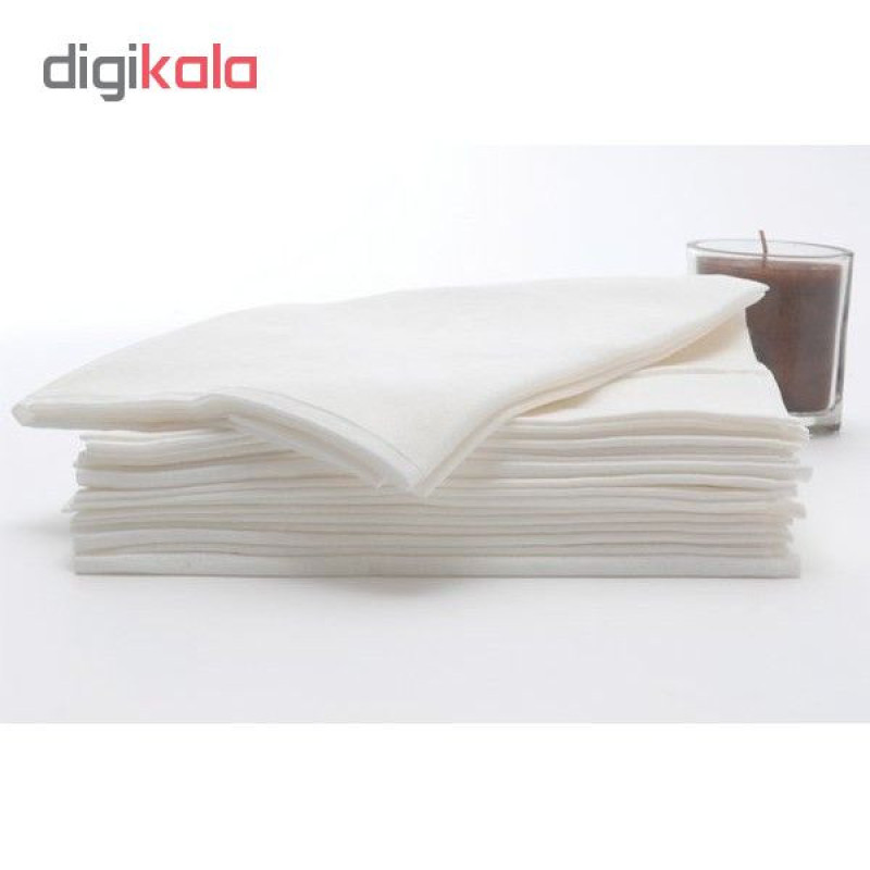 حوله یکبار مصرف یکتا بی بافت کد PlainG75 سایز 75×115 بسته 40 عددی