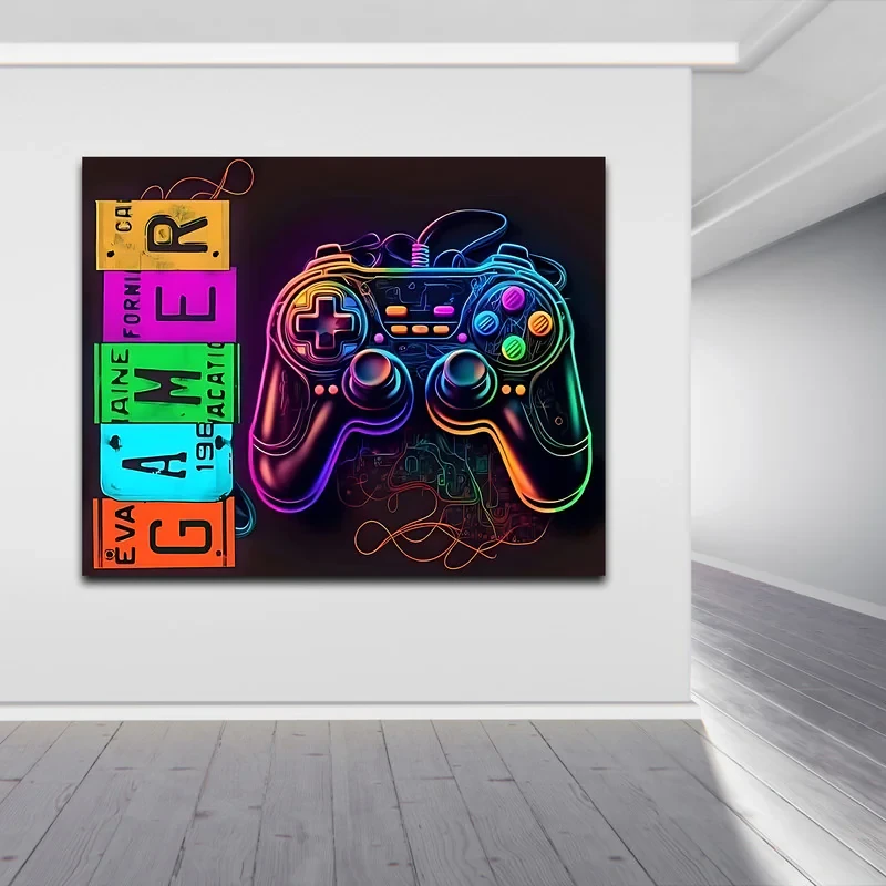 تابلو شاسی مدل گیمینگ طرح جوستیک GAMER کد 62