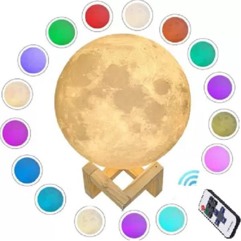 آباژور رومیزی مدل کره ماه کد L7