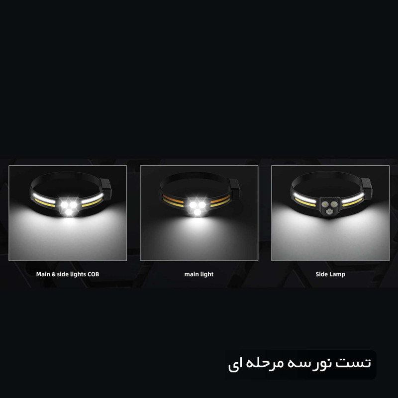 چراغ قوه پیشانی مدل SMART کد 2146