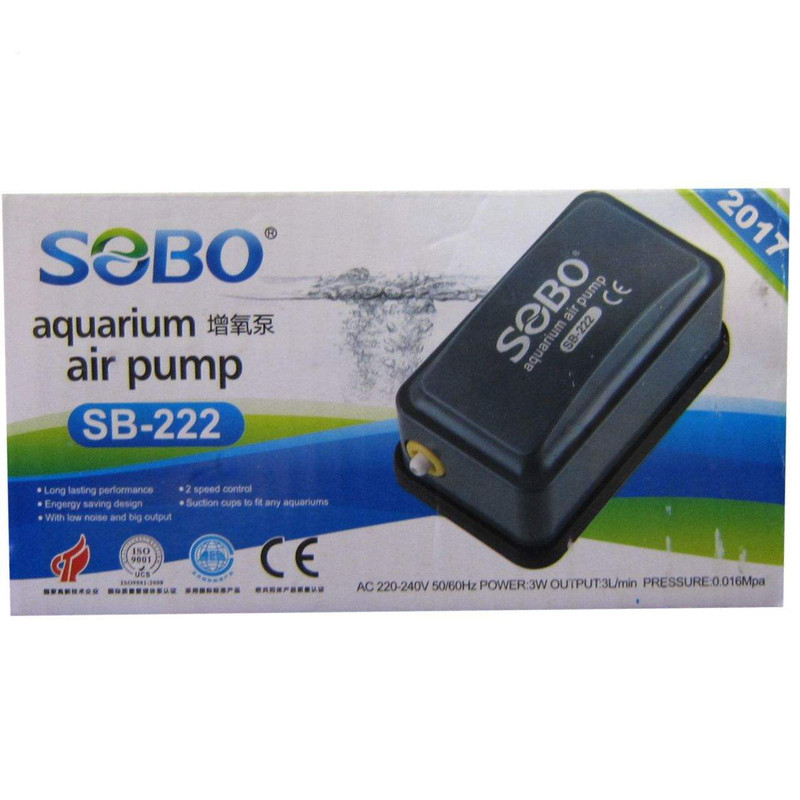 پمپ هوا آکواریوم سوبو مدل SB-222