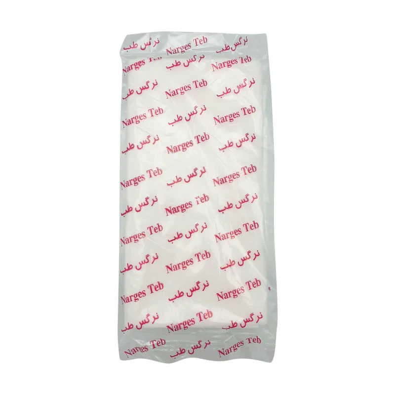 حوله یکبار مصرف نرگس طب مدل 60gr سایز 80X40 بسته 24 عددی