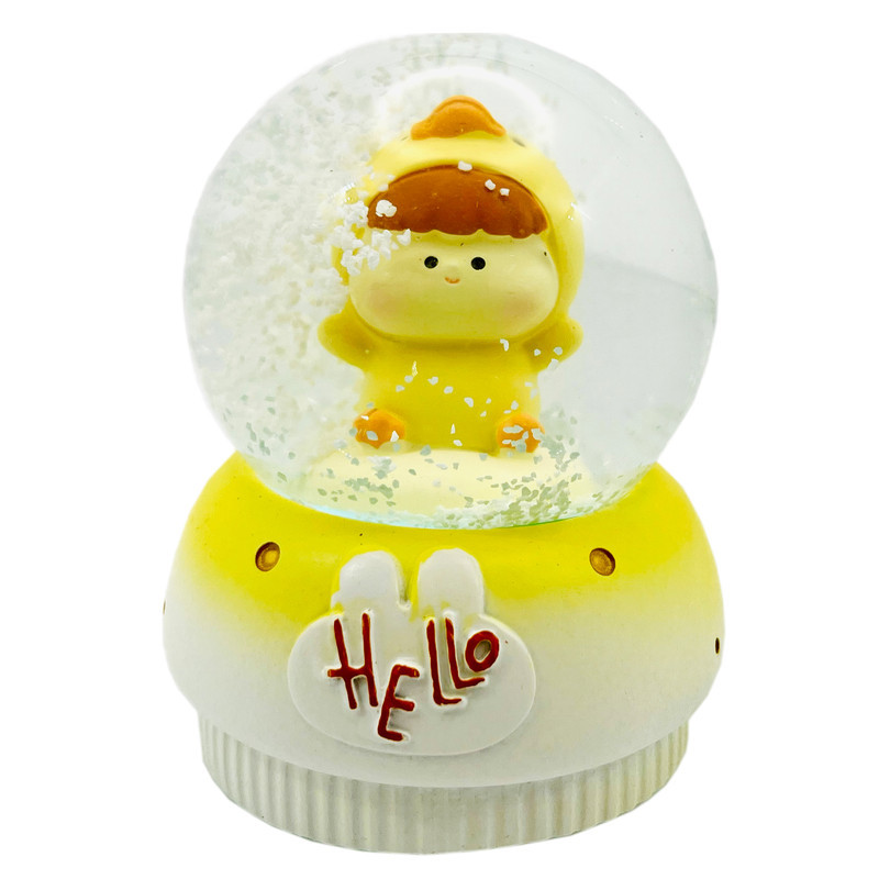 گوی مدل چراغدار HELLO طرح baby جوجه کد B1623.11.S300