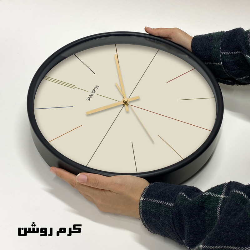 ساعت دیواری کوارتز سال بردز طرح مینیمال مدل CW-944TL