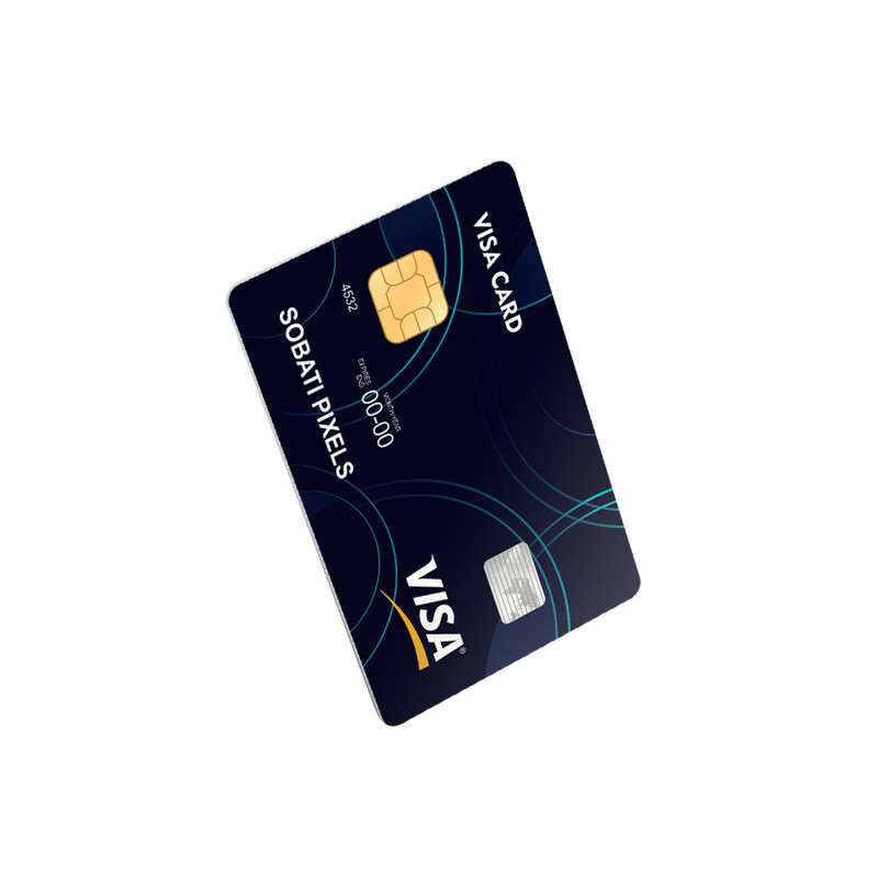 استیکر کارت  مدل عابر بانک کد 56