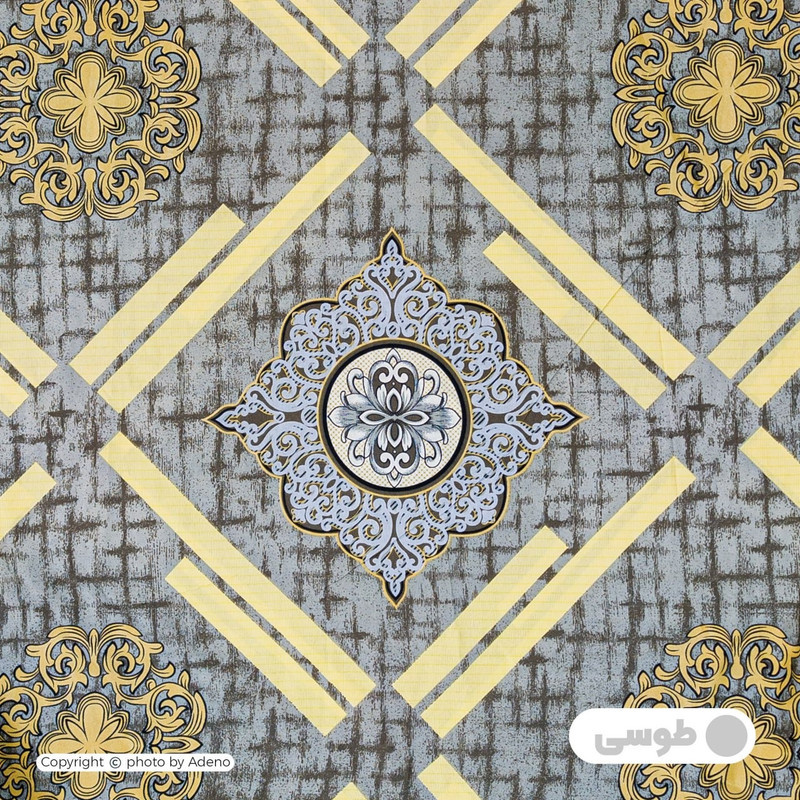 روکش لحاف مایکروفایبر آدنو مدل فرزین کد CH160 دو نفره سایز 240x220 سانتی‌متر