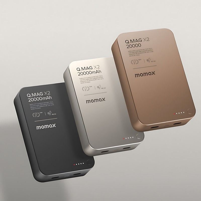 پاوربانک مومکس مدل QX2.Gen2 ظرفیت 20000 میلی آمپرساعت