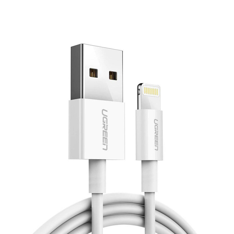 کابل تبدیل USB به لایتنینگ یوگرین مدل US155 طول 2 متر
