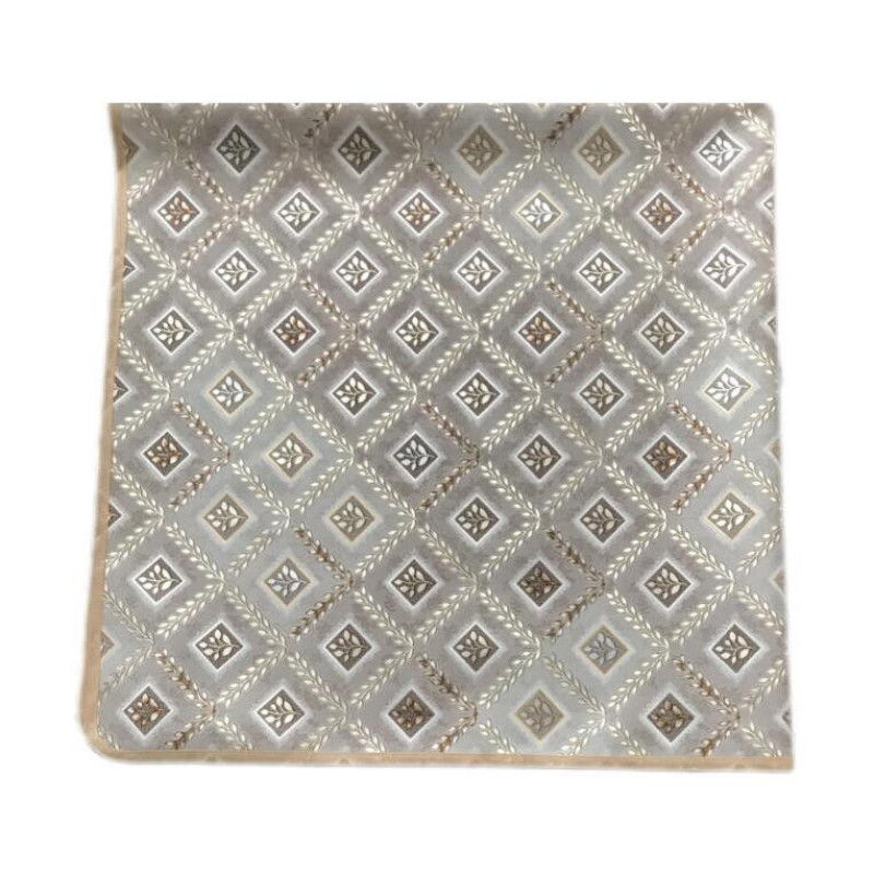 سفره 12 نفره مدل لوتوس طرح پشت نخی کد 08 سایز 300×100 سانتی متر