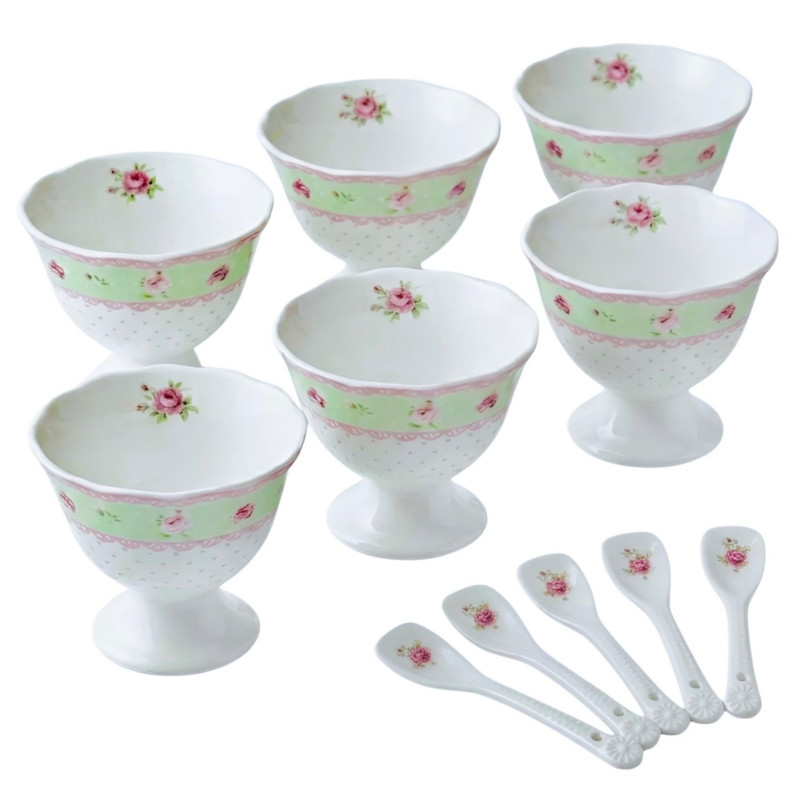 بستنی خوری آنجلا مدل ZP-231 بسته 6 عددی