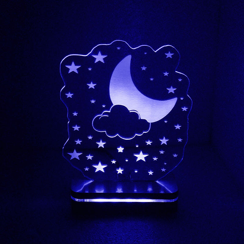 چراغ خواب سان لیزر طرح آسمان شب مدل تک رنگ