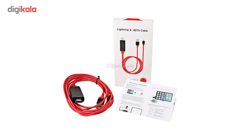 کابل تبدیل لایتنینگ به HDMI مدل HDTV به طول 2 متر