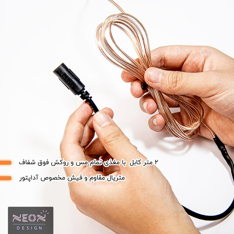 چراغ دیواری نئون دیزاین مدل Planet-BL_MLC