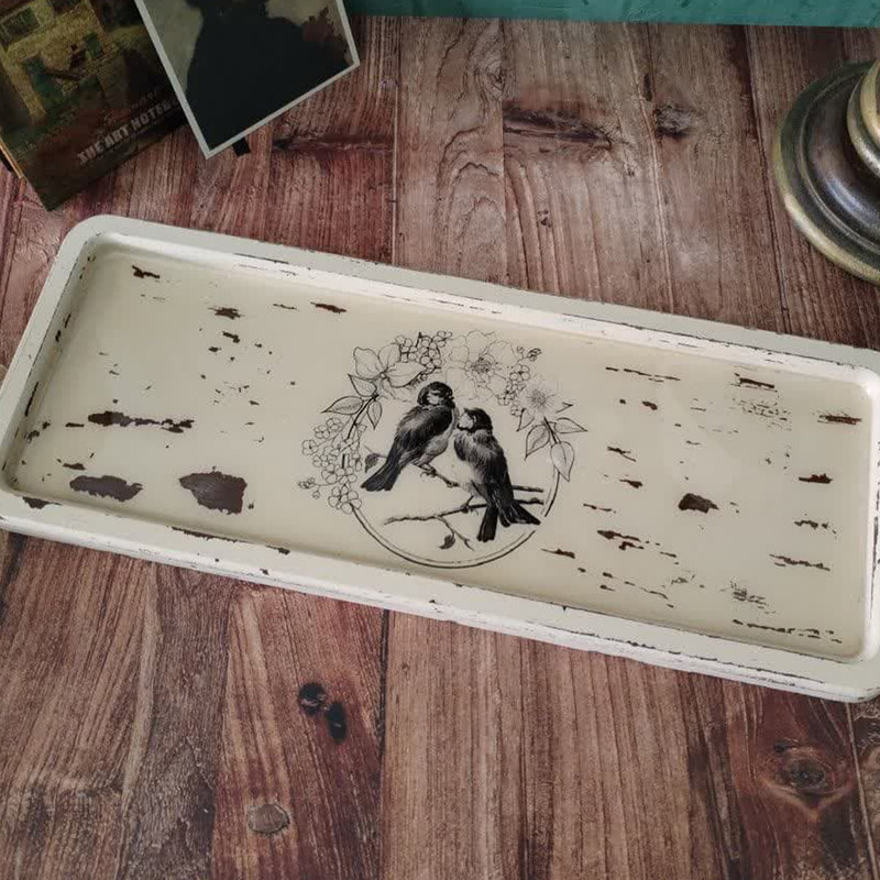 سینی بدون دسته مدل پرنده های کاسبر سایز 38*15 سانتی متر