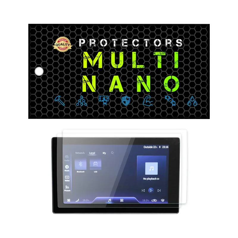 محافظ صفحه نمایش مانیتور خودرو مولتی نانو مدل X-S2N مناسب برای هونگچی E-QM5 Hybrid بسته دو عددی