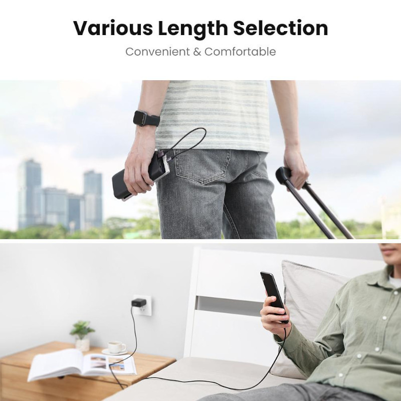 کابل تبدیل USB 2.0 به MICROUSB 2.0 یوگرین مدل US290 طول 2 متر