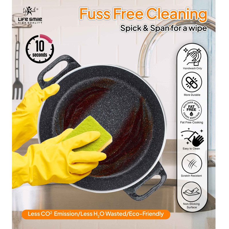 سرویس تابه 6 پارچه لایف اسمایل مدل LIFEP7STSHR-6-1