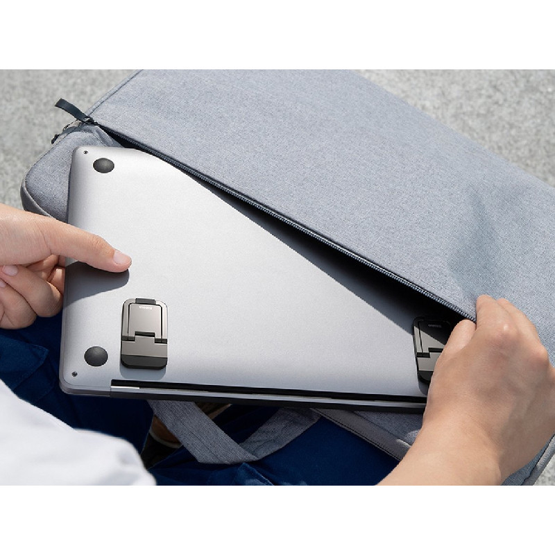 پایه نگهدارنده لپ تاپ باسئوس مدل Slim Laptop Kickstand LUZC000013 بسته 2 عددی