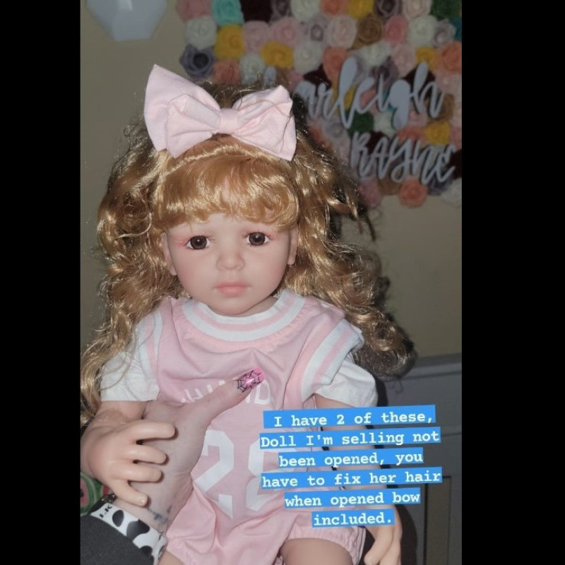 عروسک سیلیکونی مدل Reborn-Baby ارتفاع 50 سانتی متر