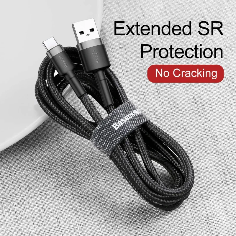 کابل تبدیل USB به USB-C باسئوس مدل CATKLF-UG1 Cafule طول 3 متر