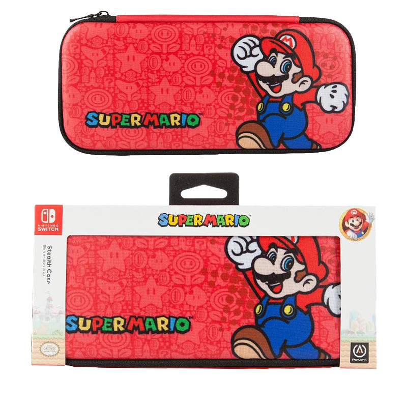 کیف حمل کنسول نینتندو سوییچ پاور ای مدل POWERA SUPERMARIO به همراه پایه و محافظ صفحه نمایش