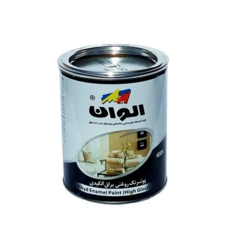 رنگ روغنی آبی آسمانی الوان مدل 106 حجم 250 میلی لیتر