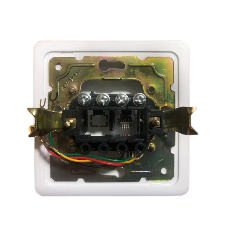پریز تلفن خیام الکتریک مدل لوکس کد KH873