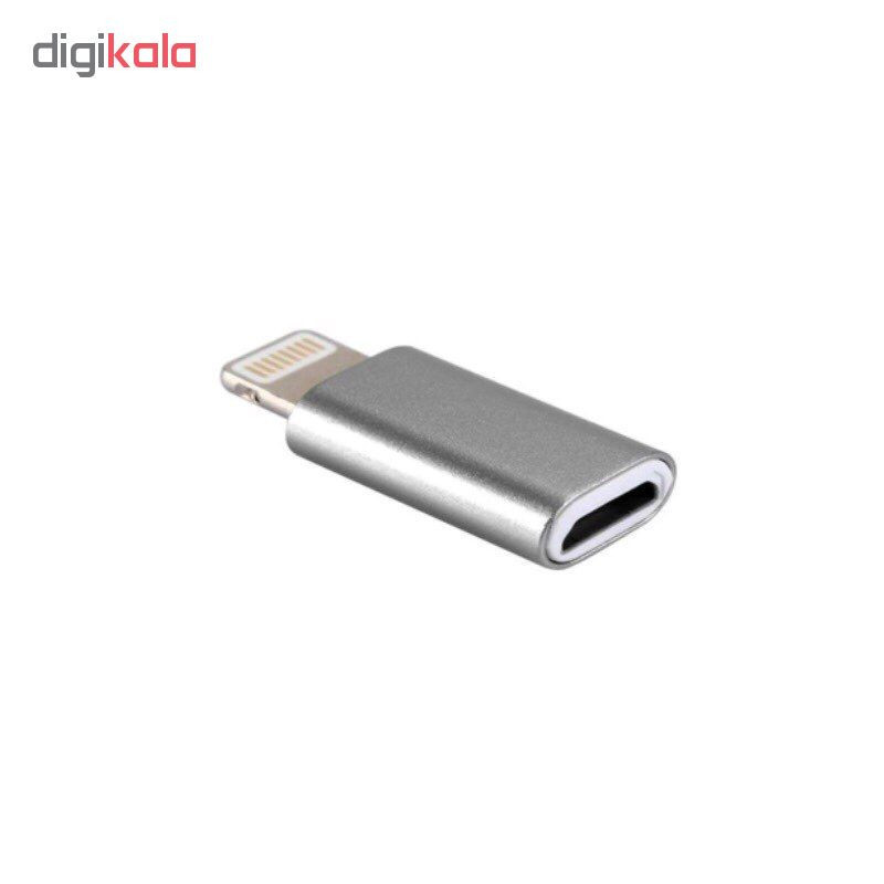 مبدل micro USB به لایتنینگ مدل SH8