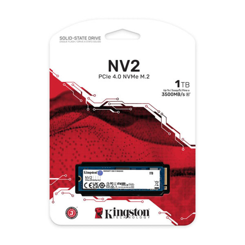 اس اس دی اینترنال PCIe Gen4 x4 کینگستون مدل SNV3S ظرفیت 1 ترابایت