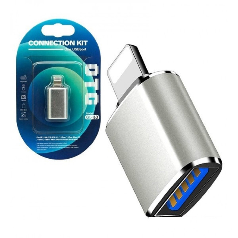 مبدل لایتینگ به USB مدل JH-163