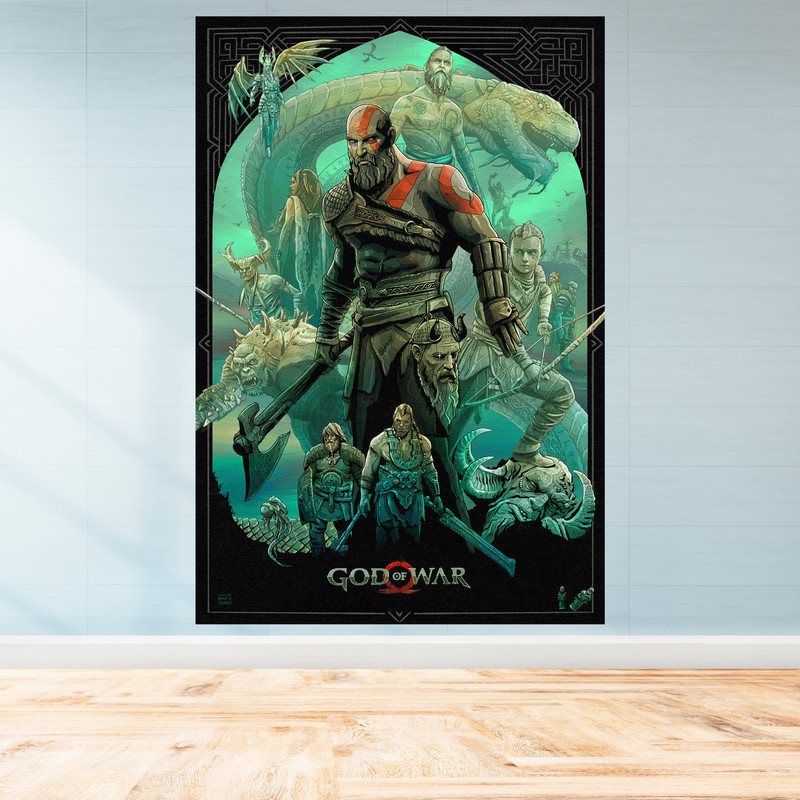 تابلو شاسی مدل گیمینگ گاد اف وار god of war  کد 1268