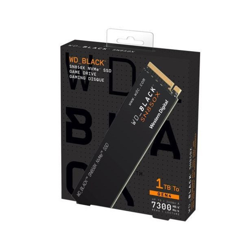 اس اس دی اینترنال PCIe Gen4 x4 وسترن دیجیتال مدل WD BLACK SN850X ظرفیت 1 ترابایت