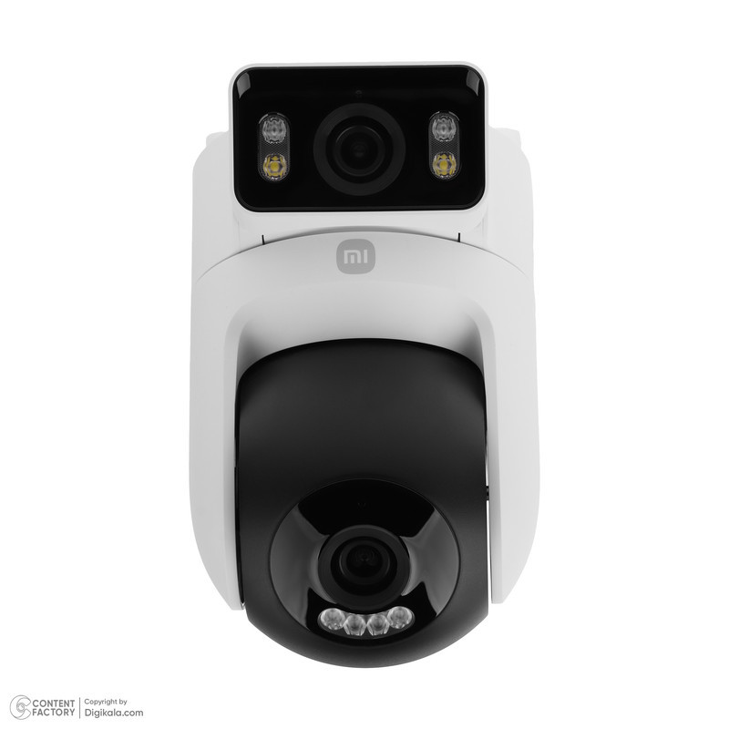 دوربین مداربسته تحت شبکه شیائومی مدل CW500 Dual-MJSXJ08HL اسپیددام فضای باز با حسگر 4MP، رزولوشن 2.5K، دید در شب تمام رنگی، چرخش PTZ، اتصال Wi-Fi 6، تشخیص انسان و وسیله نقلیه، مکالمه دوطرفه، هشدار حرکتی، پشتیبانی از حافظه MicroSD تا 256GB و فضای ابری