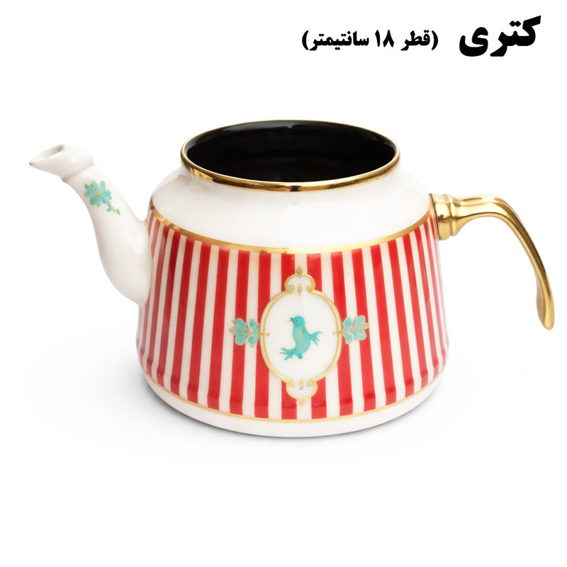 ست کتری و قوری میس بتی مدل BLEEISIMA گنجایش کتری 2 لیتر گنجایش قوری 1 لیتر