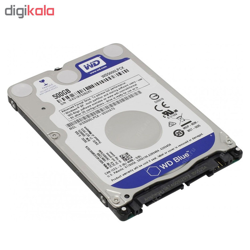 هارددیسک اینترنال وسترن دیجیتال مدل Blue WD5000LPCX ظرفیت 500 گیگابایت